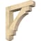 Ekena Millwork Merced Craftsman Rough Sawn Bracket w/ Offset Brace, Douglas Fir, 8"W x 42"D x 42"H BKT0806X42X42MRC04RDF - alternate 1